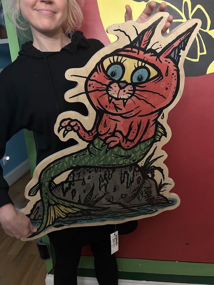 cat-mermaid by R. Land